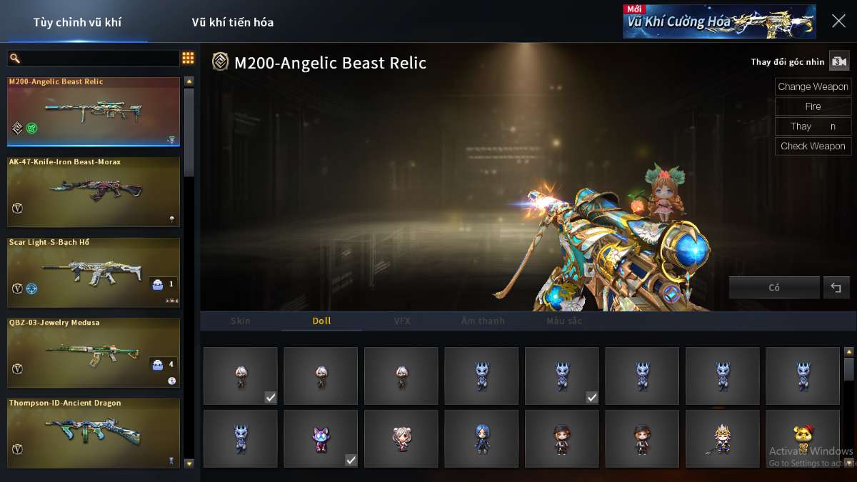 shop acc cf uy tin gia re